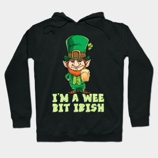 Wee Bit Irish Funny Irish Heritage St Paddys T-Shirt Hoodie